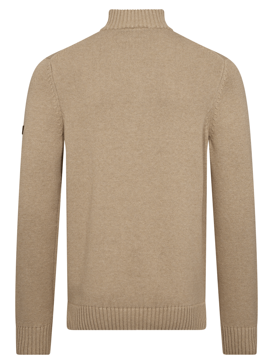 Bruun & Stengade Strik & Sweat 2502-04006-sand_S - Bygholm Menswear